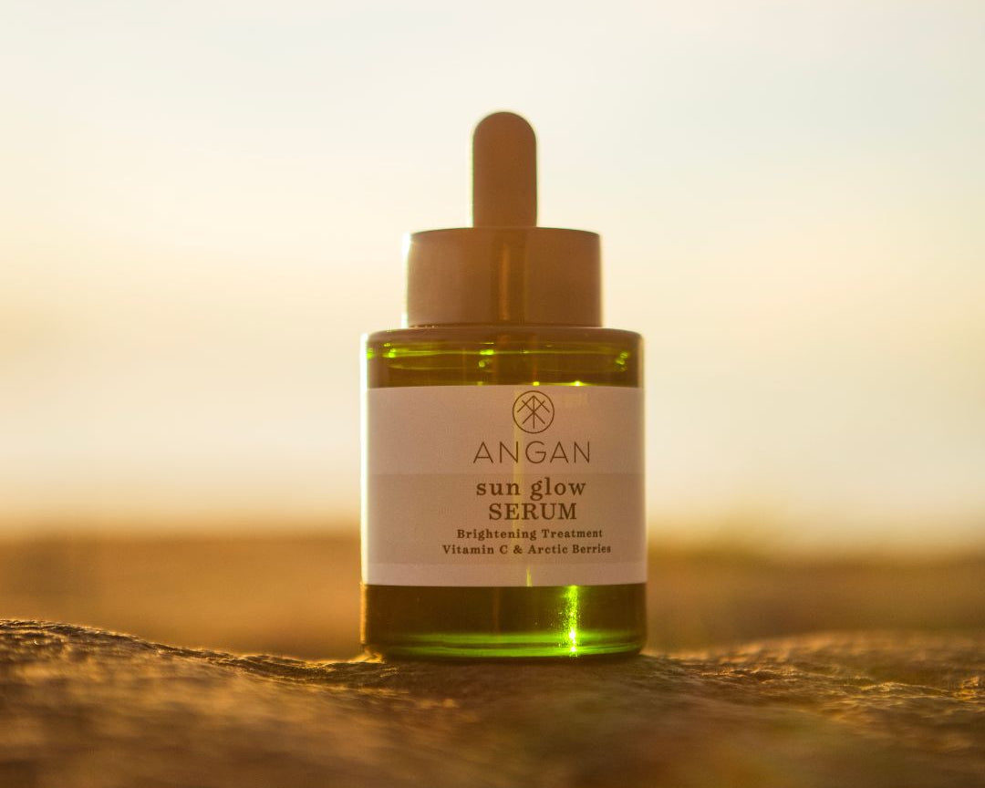 ANGAN Sun Glow Vitamin C Serum — brightening serum for glowing, even skin
