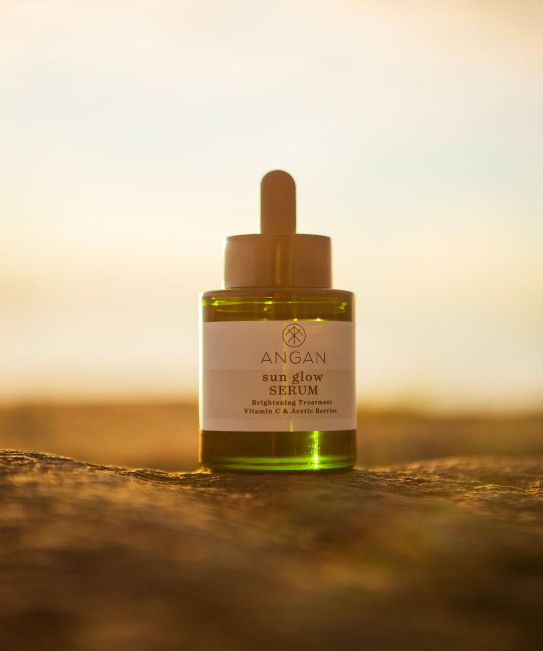 ANGAN Sun Glow Vitamin C Serum — brightening serum for glowing, even skin