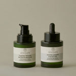 ANGAN Hydration Duo: Lupine Bloom Moisturizer and Arctic Youth Face Oil