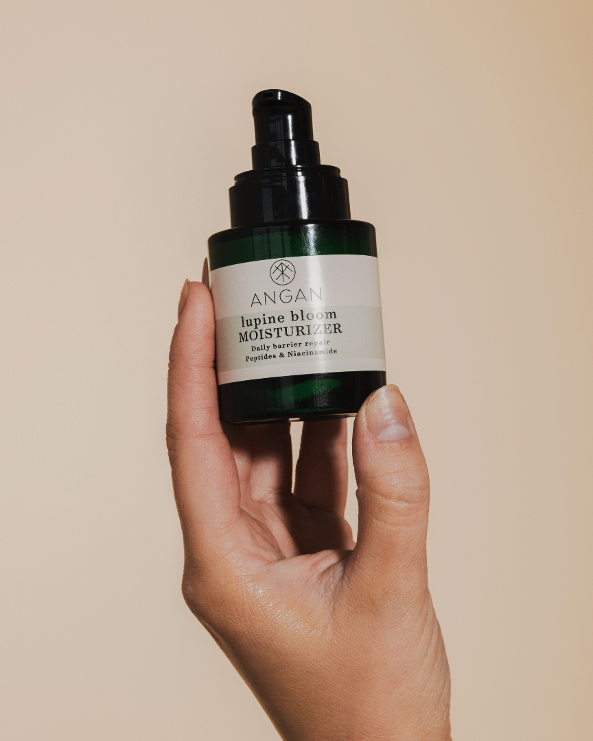 ANGAN Lupine Bloom Moisturizer — product packaging detail